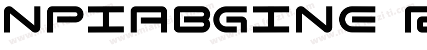 NPIAbgine Regular字体转换
